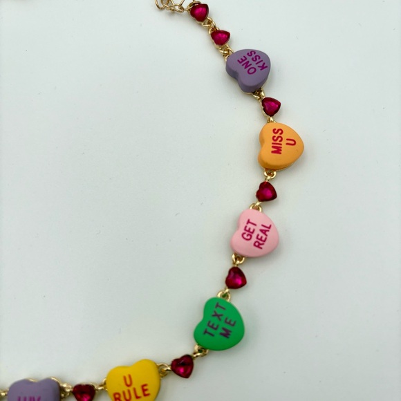 BETSEY JOHNSON Candy Heart Necklace 💖✨ - Picture 8 of 13